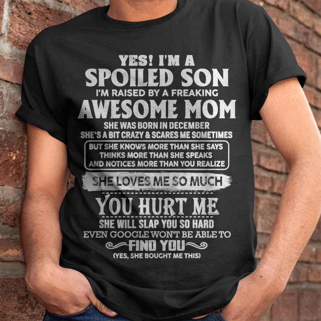 December - Awesome Mom - Perfect Gift For Son From Mom - NGHL12 (SKU05-47-12)