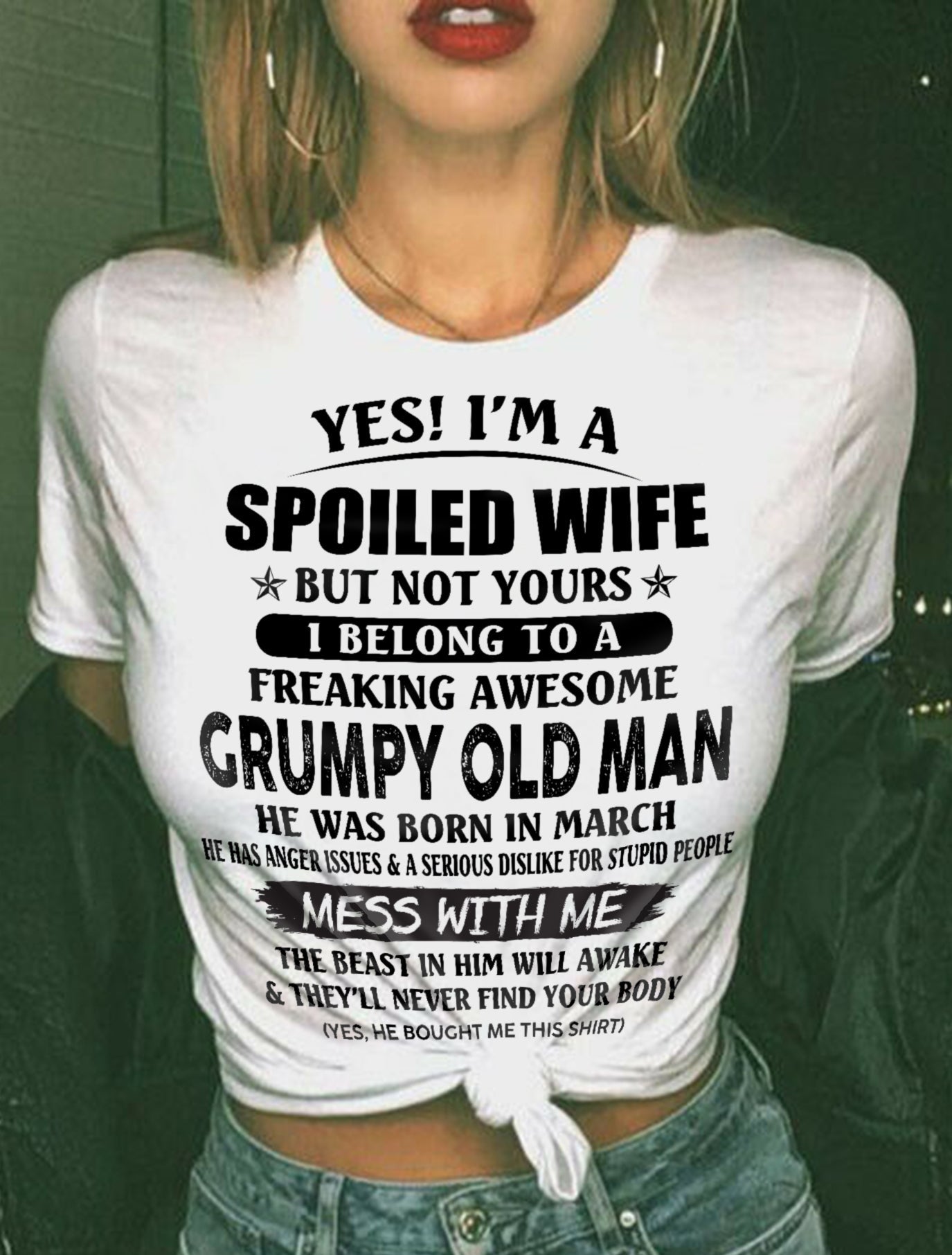 Grumpy Old Man January – Perfect gift for wife From Husband – NGHL03 (SKU08-63-03)