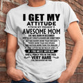 December - Thanks Mom - I GET MY ATTITUDE FROM MY FREAKIN' AWESOME MOM - Gift for Son and Daughter From Mom - NGHL12 (SKU-TMD-CU-12)