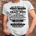 September - I Am Not A Perfect Husband But My Crazy Wife Love Me And That Is Enough - Gift For Husband From Wife - NGHL09 (SKU-QHUSBAND-09)