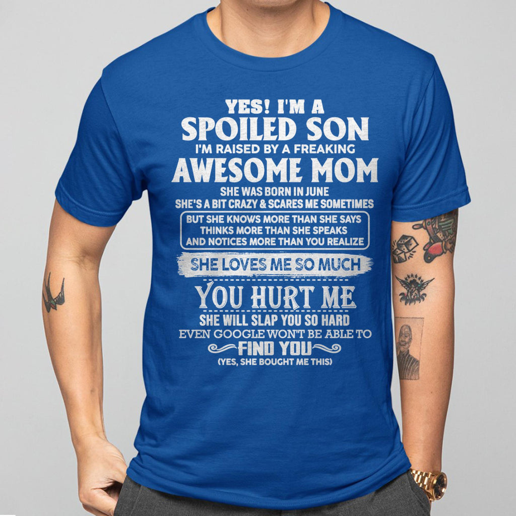 June - Awesome Mom - Perfect Gift For Spoiled Son From Mom - NGHL06 (SKU05-47-06)