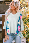 Yaretzi Oversized High Low Top