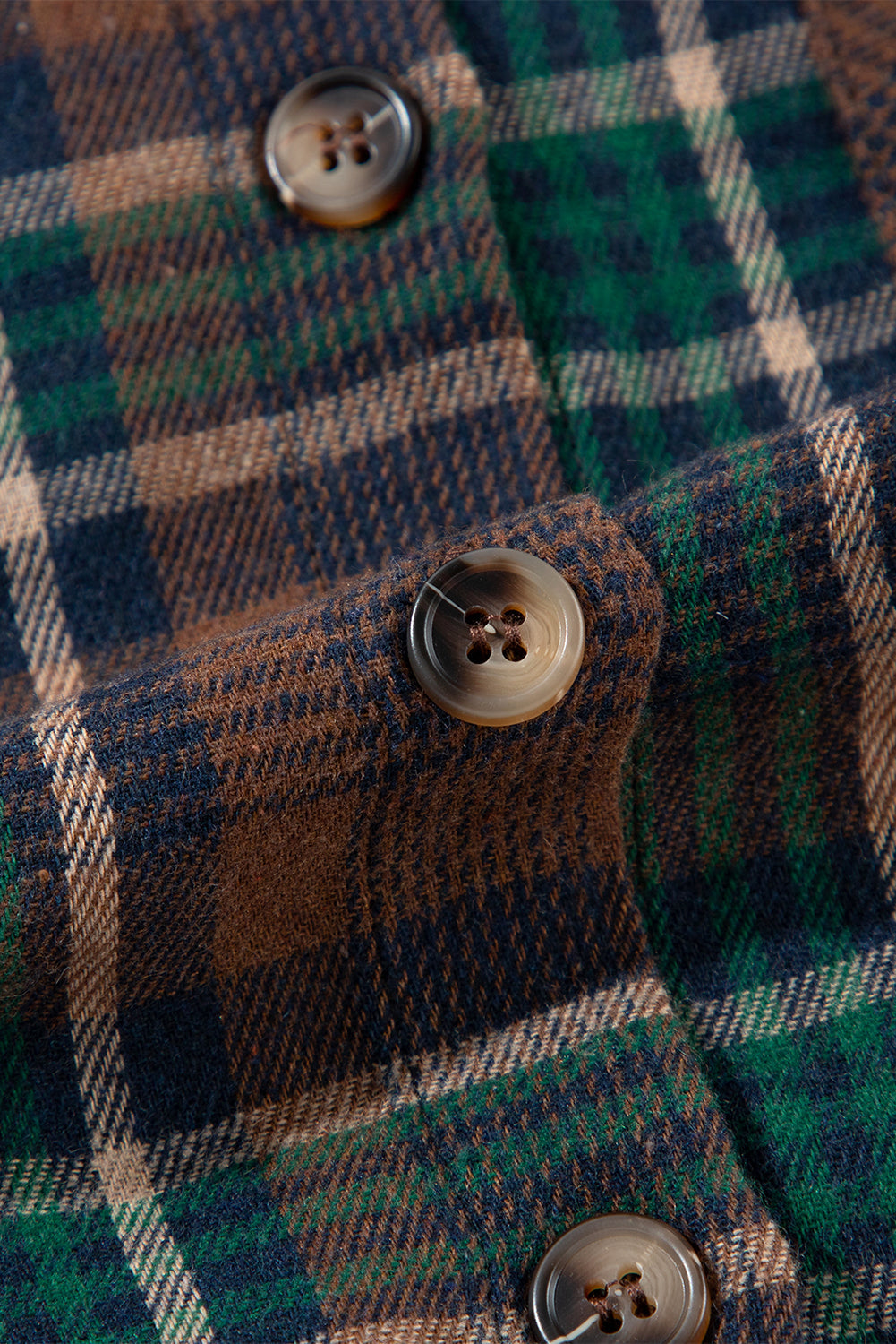 Elizabeth Plaid Print Chest Shirt