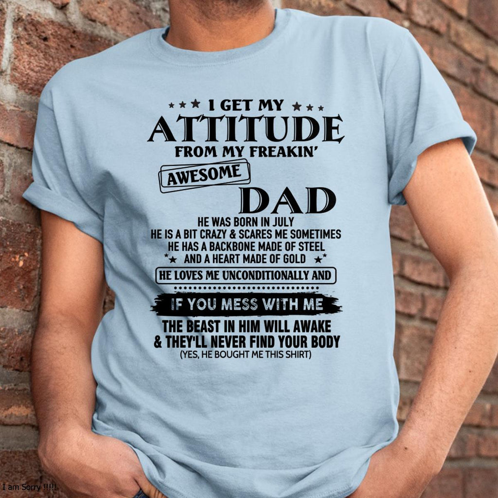 July - Gift For Son and Daughter From Dad - NGHL07 - (SKU-TDADC-07)