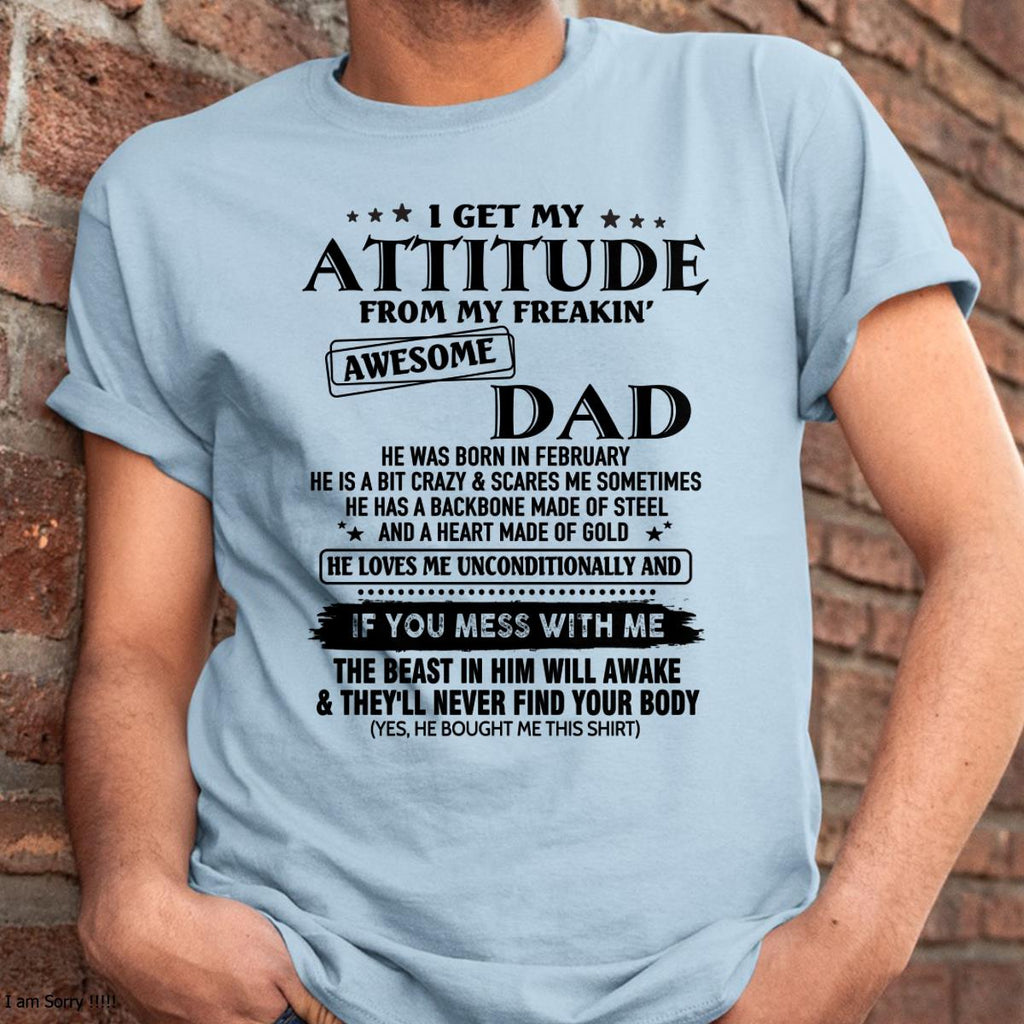 February - Gift For Son and Daughter From Dad - NGHL02 - (SKU-TDADC-02)
