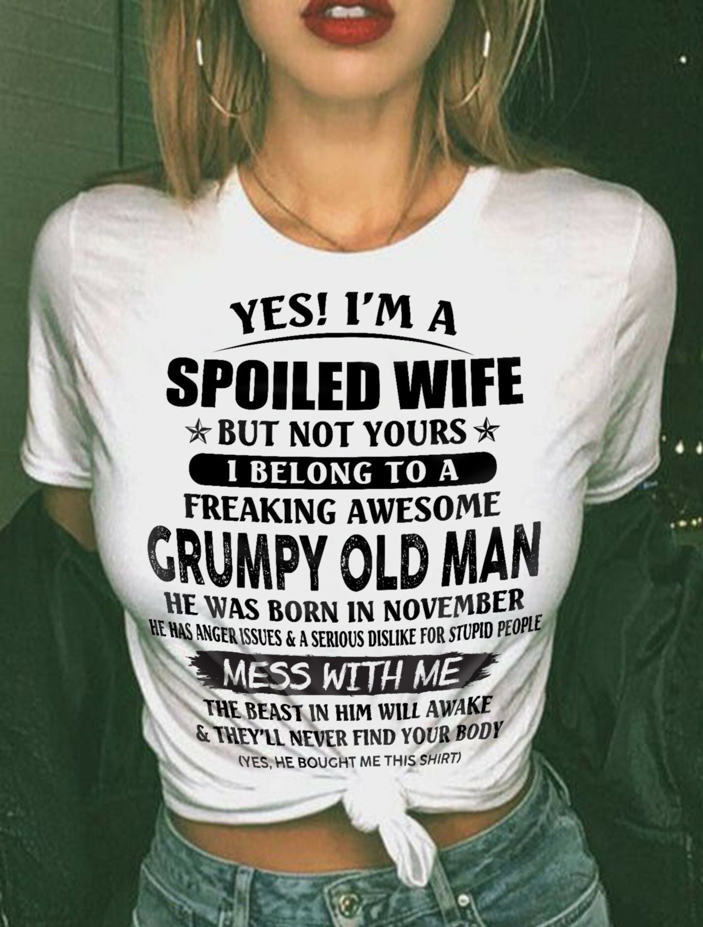 Grumpy Old Man November – Perfect gift for your wife From Husband – NGHL11 (SKU08-63-11)
