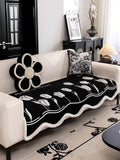 Irregular Shaped Sofa Cushion Chenille Winter