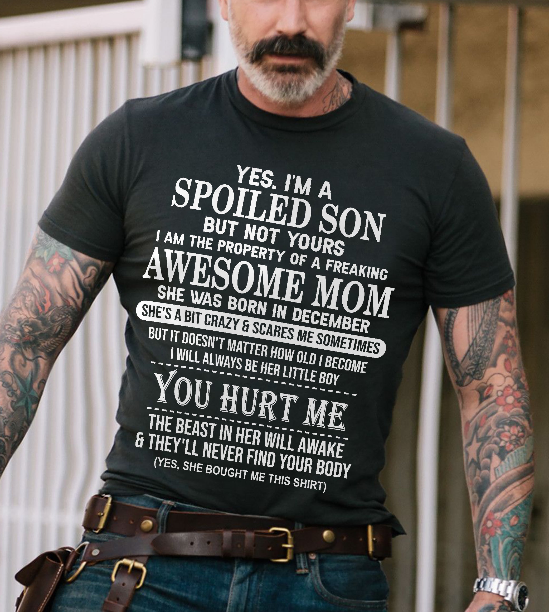 December - Awesome Mom Born In December - Special gift for Son From Mom - NGHL12 (SKU10-45-12)