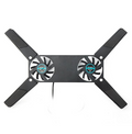Rotatable USB Cooling Fan Pad 2 Fans Cooler Notebook Cooler Computer USB Fan Stand For 8-14pc Laptop PC Computer Peripherals