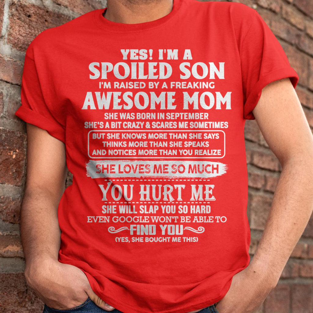 September - Awesome Mom - Perfect Gift For Son From Mom - NGHL09 (SKU05-47-09)
