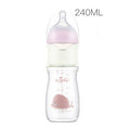 Wide caliber fast flushing bottle