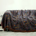 Japanese-Style Cotton Four-Layer Double-Sided Sofa Cover Cloth Towel Quilt Sofa Cushion Cover Blanket