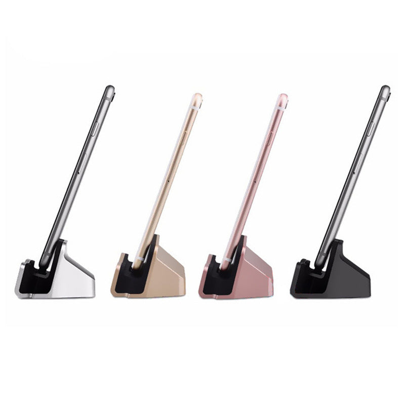 Multifunctional Type-C Android V8 Is Suitable For Apple Mobile Phone Desktop Charging Base Bracket Data Cable Two In One