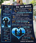 Special Gift For Wife Blanket - From Husband (SKU2602-158)