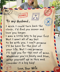 To My Dear Husband Blanket – A Love Letter From Wife