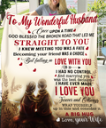To My Wonderful Husband – A Blanket Full of Love From Your Wife (SKU26B-01215)