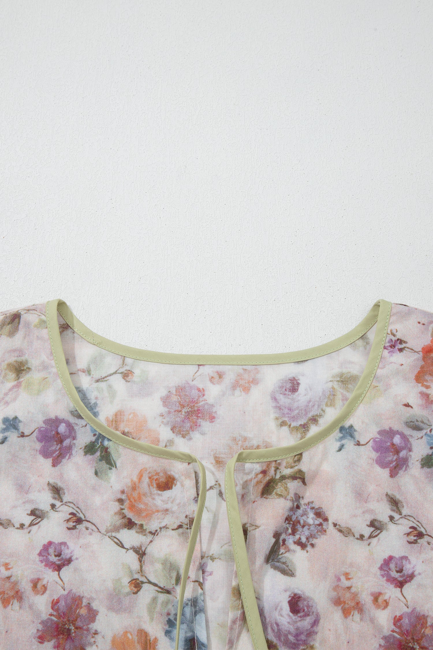 Andi Striped Detail Babydoll PLUS Blouse