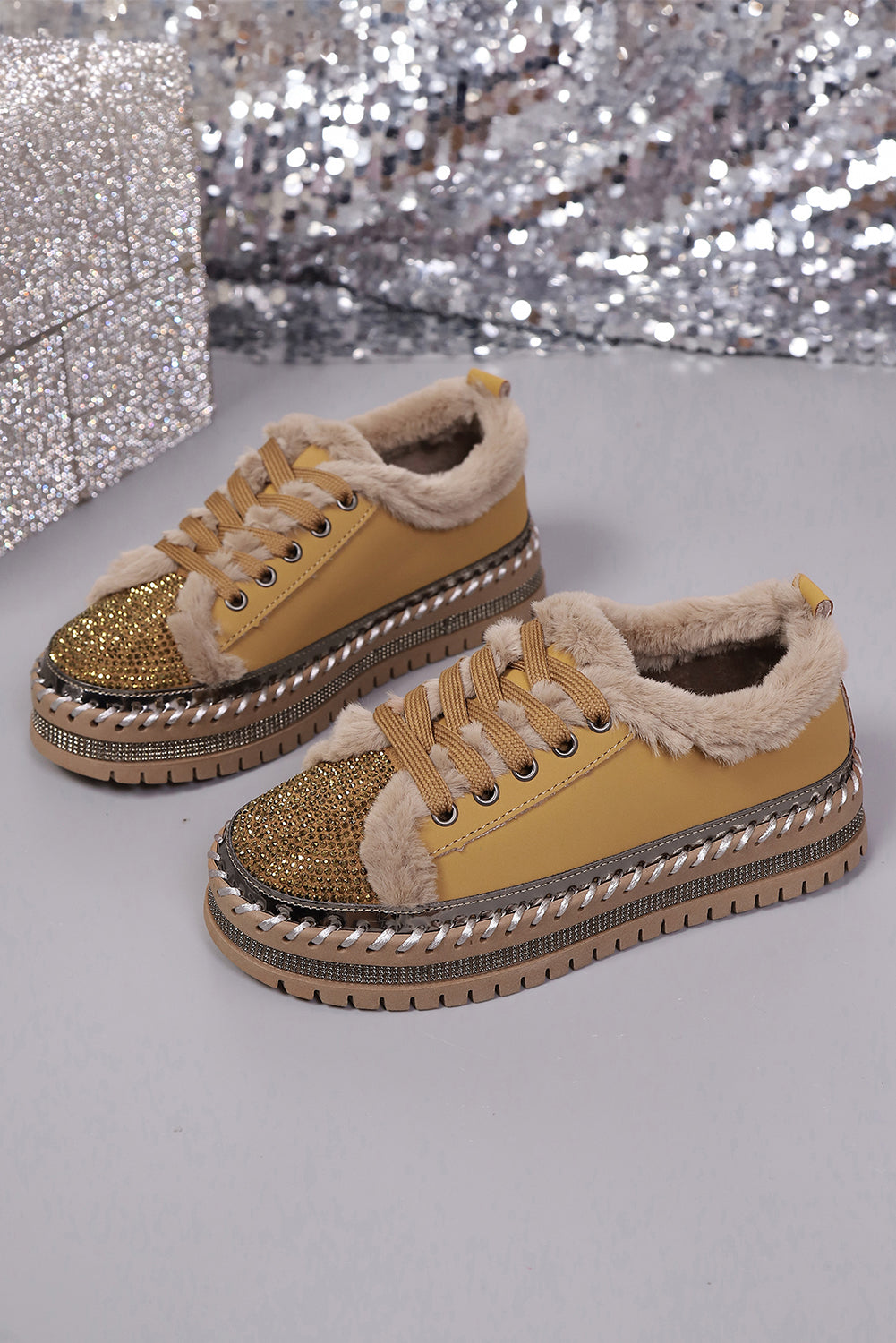 Harper Lace Up Flat Shoes