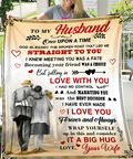 To My Husband Blanket – A Love That Feels Like Home From Wife (SKU26B-01310)