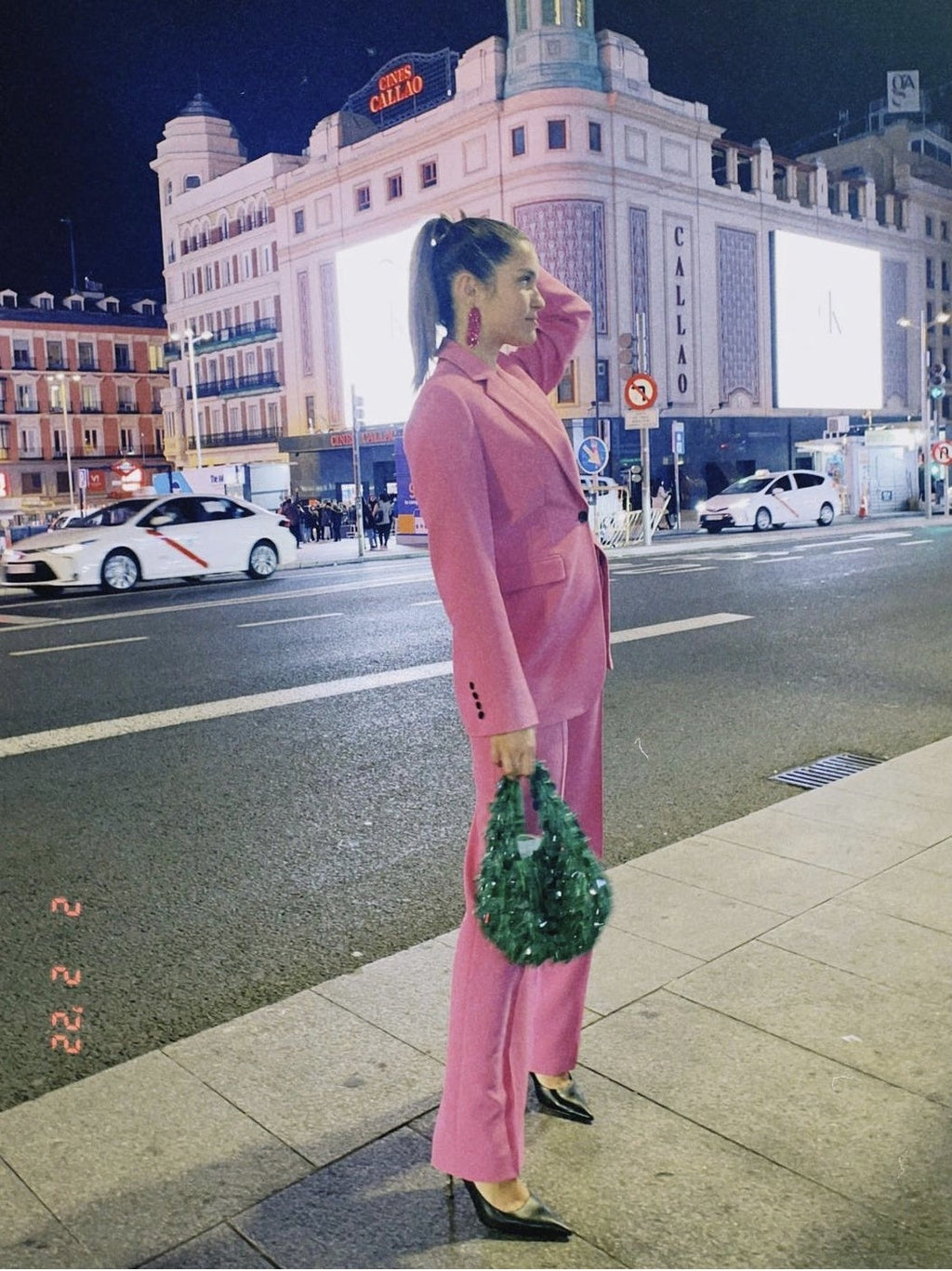 New Professional Pink Ladies Fashion Blazer pants Suit for women