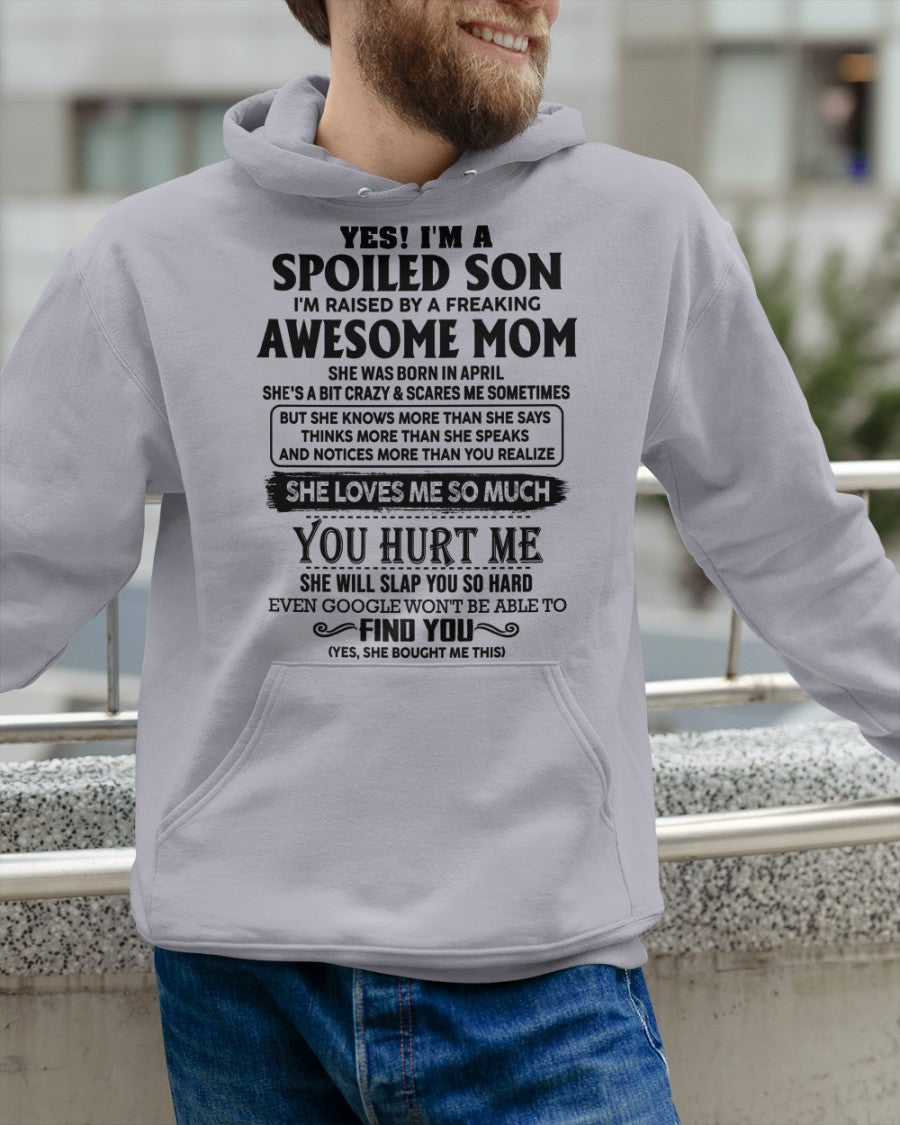 April - Awesome Mom - Perfect Gift For Son From Mom - NGHL04 (SKU-SPW-04)