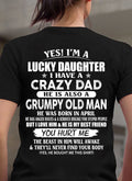 April - Awesome Grumpy Old Dad - Special gift for your daughter From Dad - NGHL04 (SKU10-50-04)