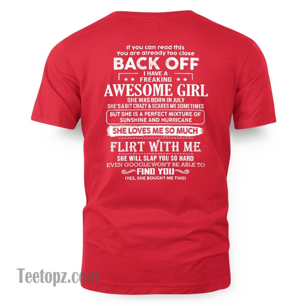 July – Awesome Girlfriend Born In July – Special gift for your Boyfriend – From Wife NGHL07 (SKU06-17-07)