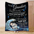 BLANKET FOR GRANDSON FROM GRANDMA – COMFORT & WARMTH GIFT Sherpa Fleece Blanket -FULL