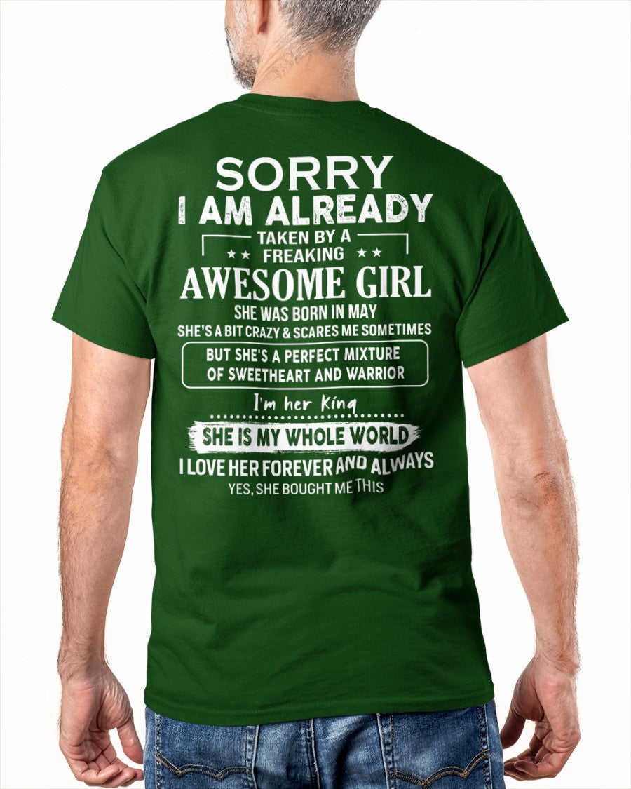 May - Awesome girl - Perfect gift for your boyfriend - (SKU04-86-05) - From Wife NGHL05