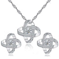 Eternal Star Necklace Earrings Jewelry Set