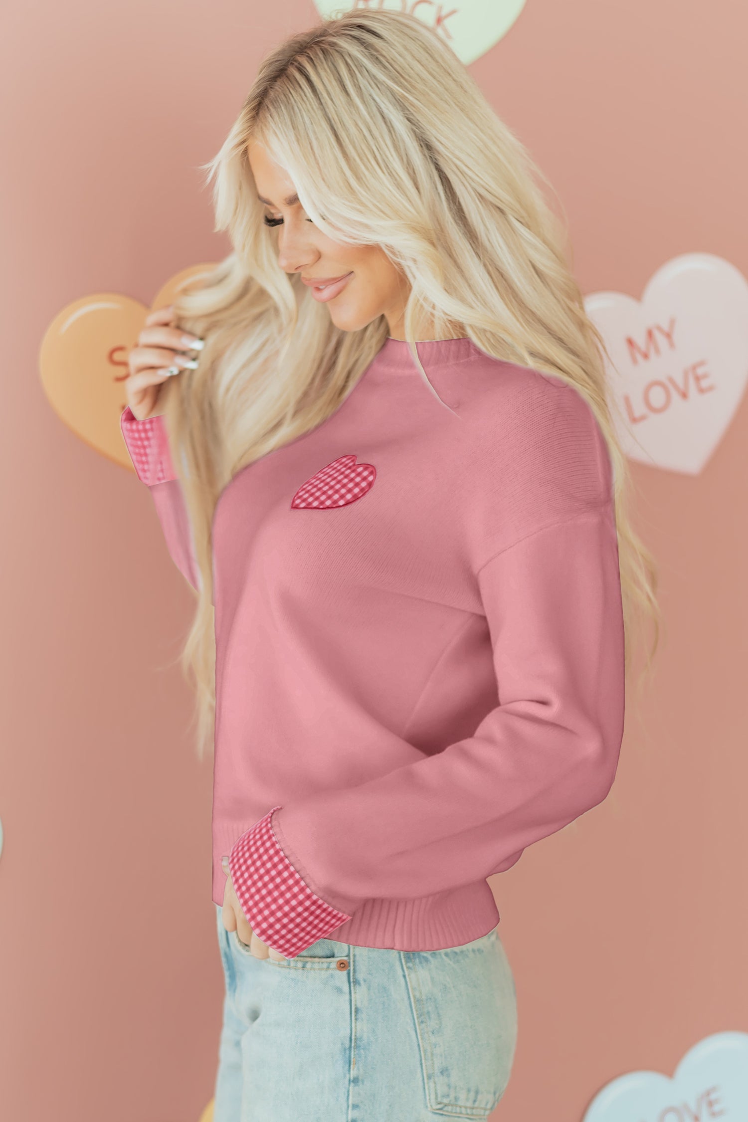 Goldie Cuffed Drop Shoulder Sweater