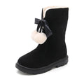 Winter New Girls Warm Cotton Boots Princess Long Children