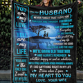 Special Gift For Husband Blanket - From Wife