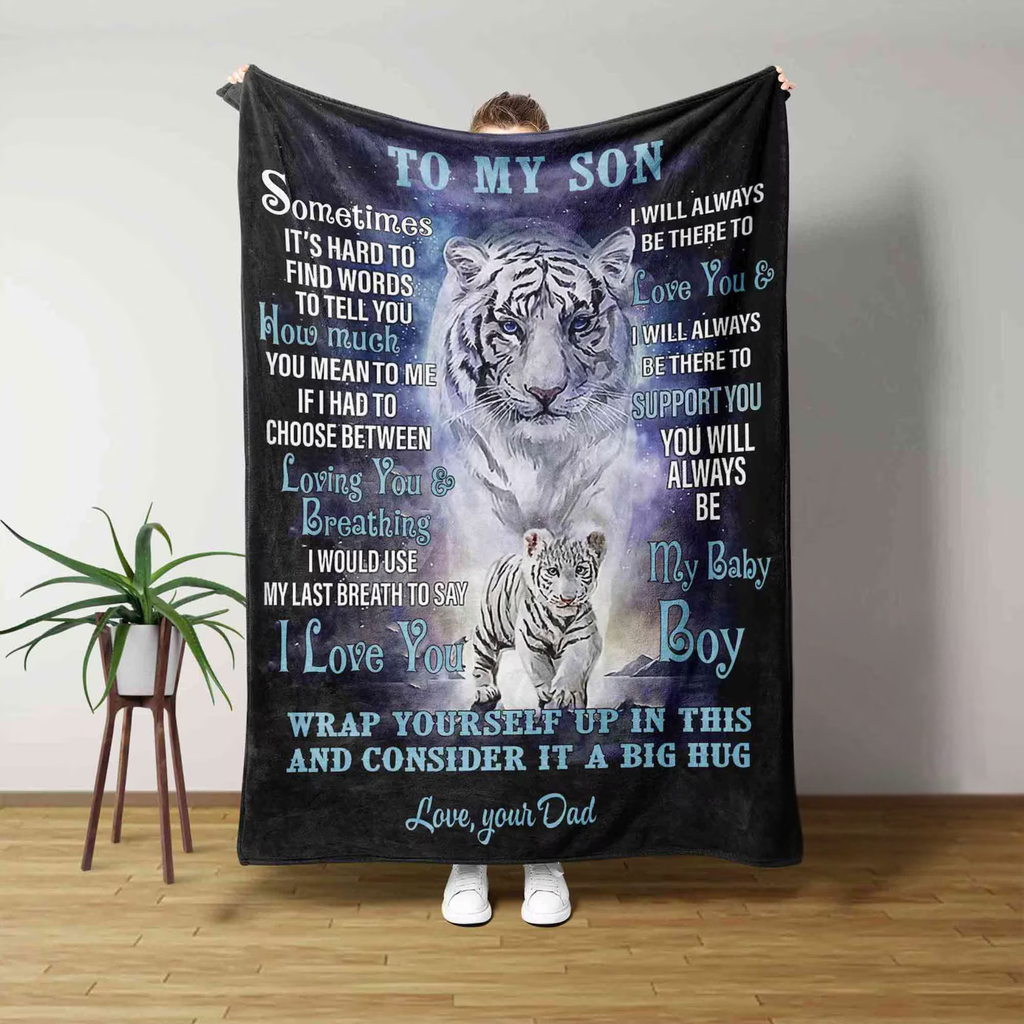 Special Gift For Son Blanket - From Dad