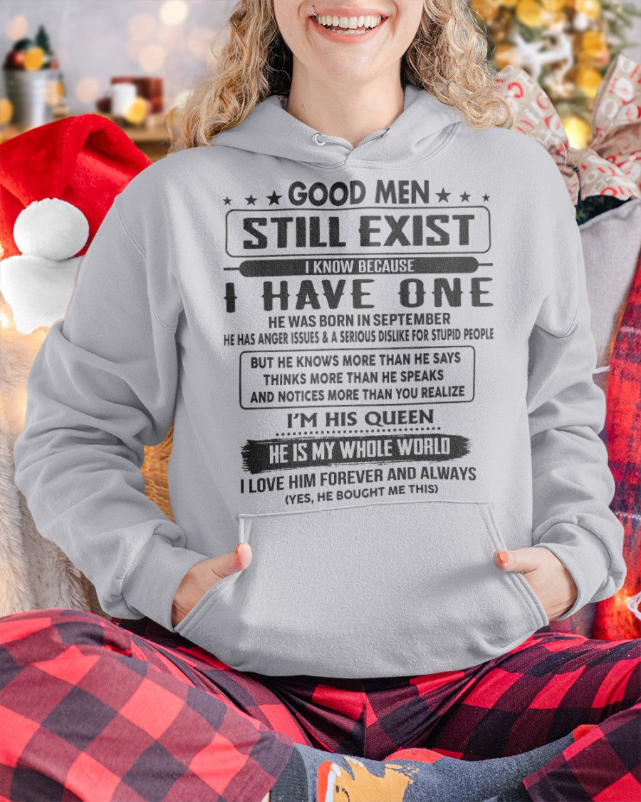 September - Good men Still Exist - gift for your girlfriend, wife from Husband - NGHL09 (SKU-GM-09)