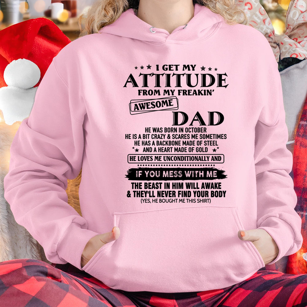 October - Gift For Son and Daughter From Dad - NGHL10 - (SKU-TDADC-10)