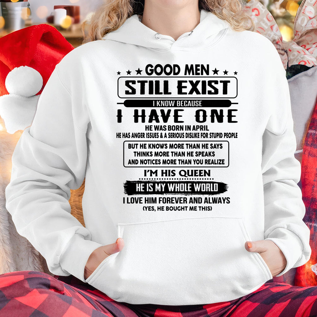 April - Good men Still Exist - gift for your girlfriend, wife from Husband - NGHL04 (SKU-GM-04)