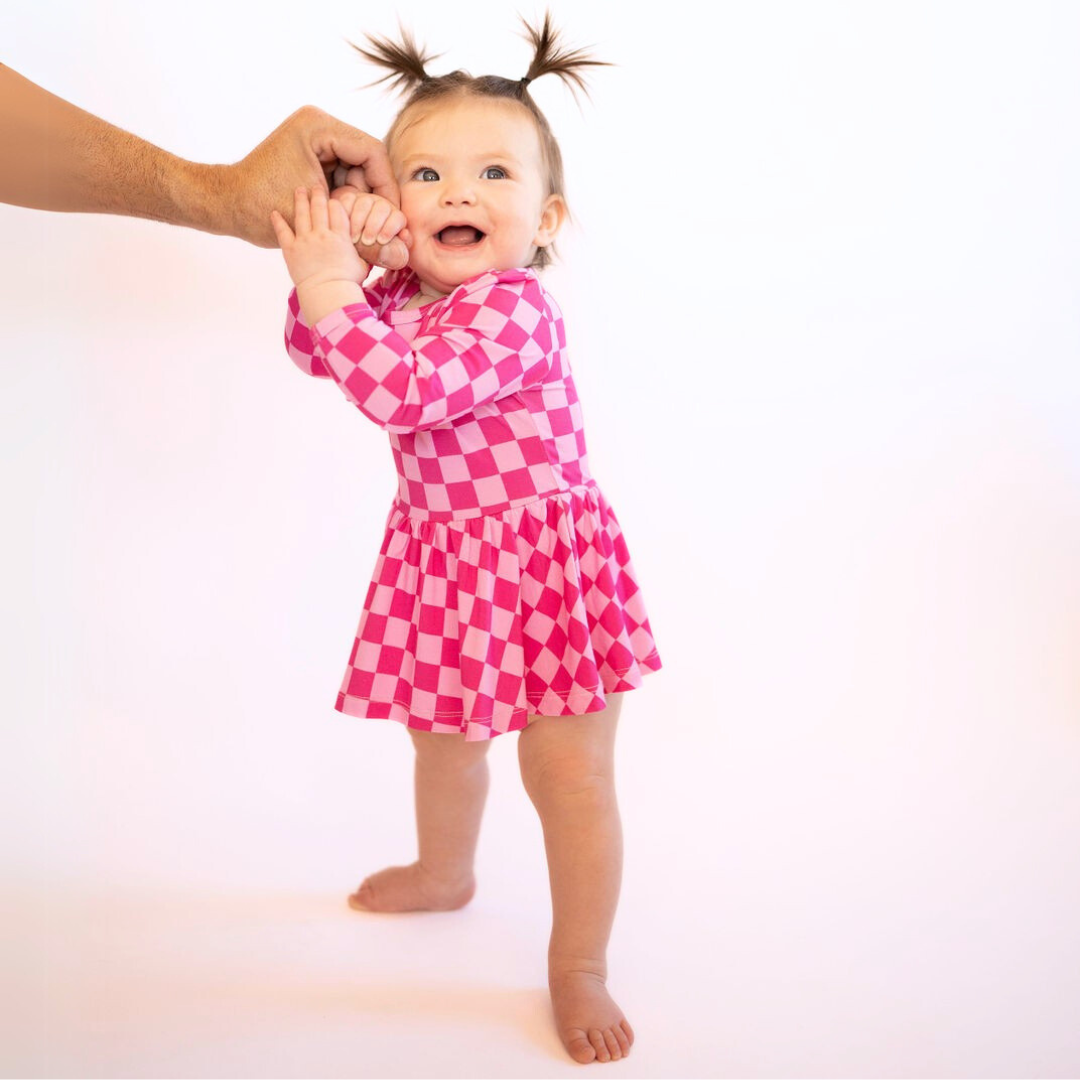 Ruffle Dress Long Sleeve