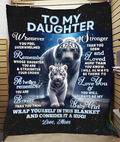 BLANKET FOR DAUGHTER – COMFORT & WARMTH GIFT FROM MOM Sherpa Fleece Quilt Blanket NGHL00 (SKUB12-153)