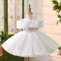 One Year Old Celebration Dress Light Luxury Minority High-end Flower Girl Wedding