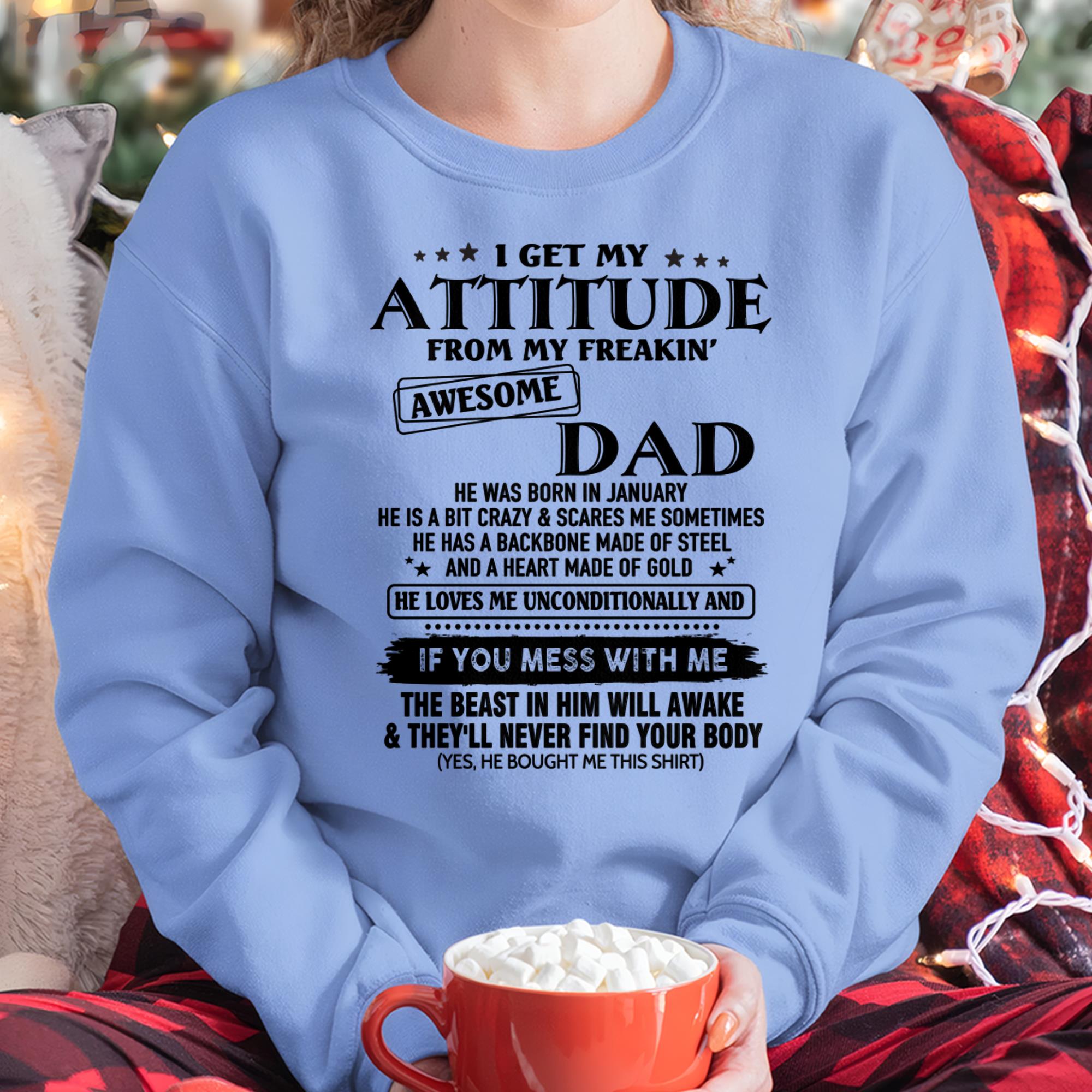 January - Gift For Son and Daughter From Dad - NGHL01 - (SKU-TDADC-01)