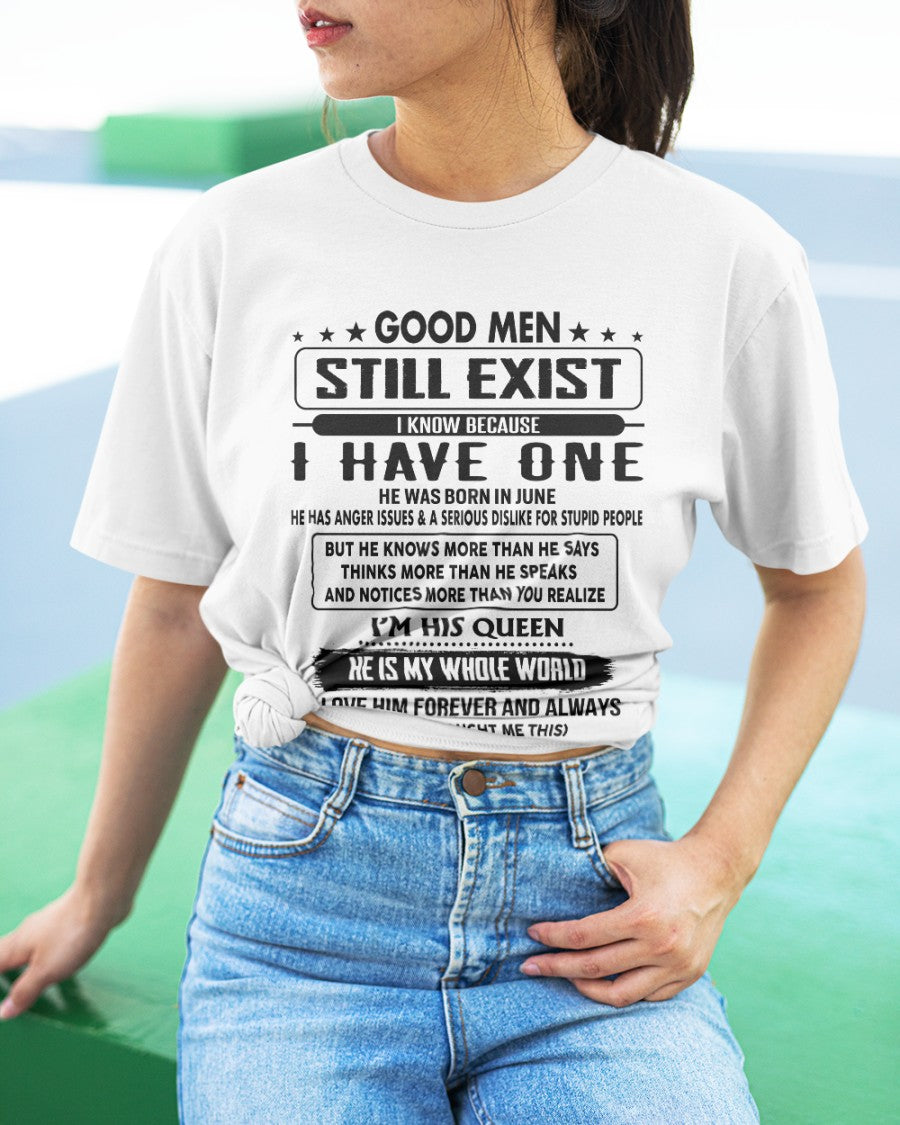 June - Good men Still Exist - gift for your girlfriend, wife from Husband - NGHL06 (SKU-GM-06)