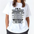 September - I'm Lucky Daughter - Gift for Daughter from Dad - NGHL09 (SKU-TLUCKYDD-09)