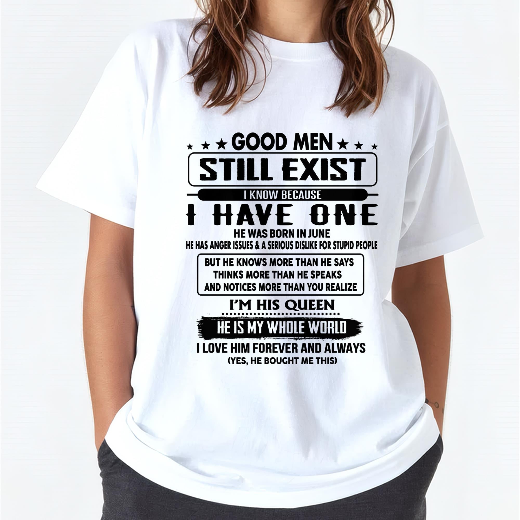 June - Good men Still Exist - gift for your girlfriend, wife from Husband - NGHL06 (SKU-GM-06)