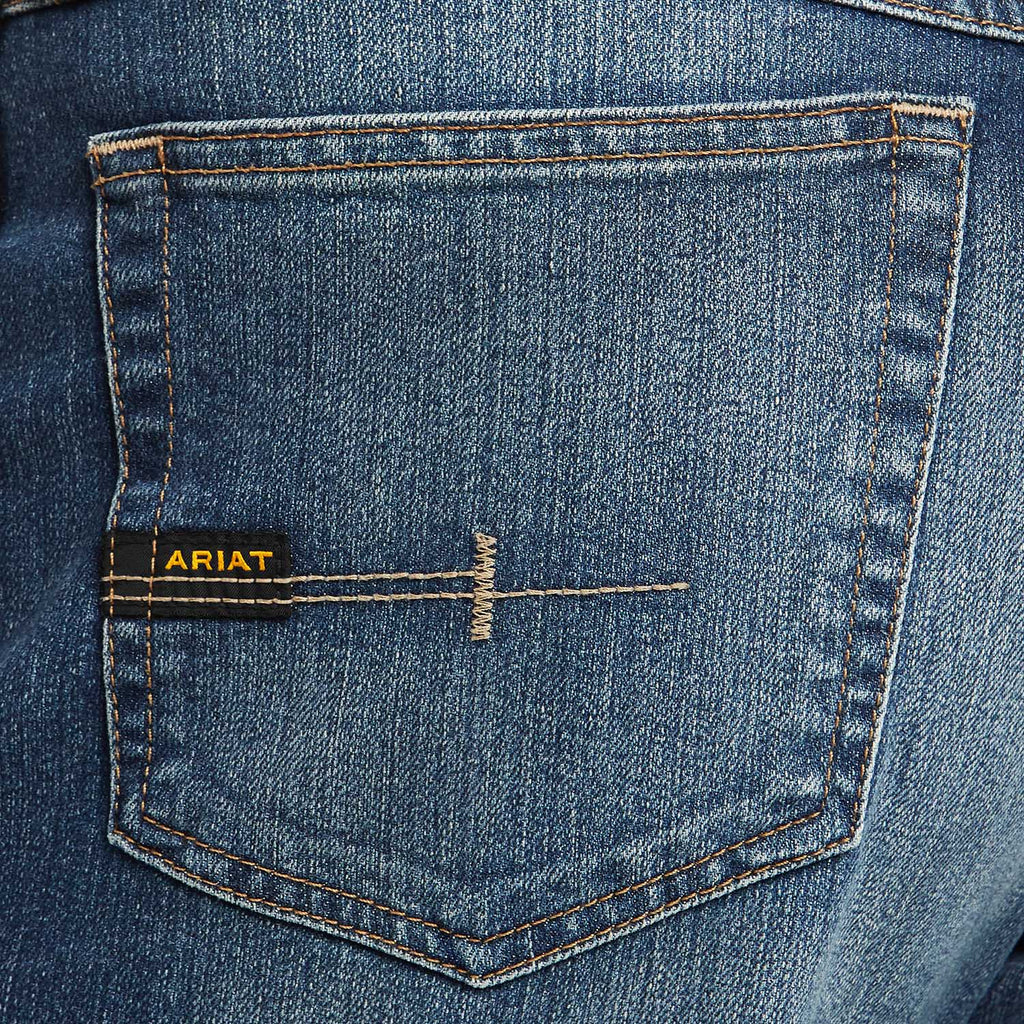 Ariat Men's Rebar M3 Loose DuraStretch Basic Stackable Straight Leg Jean