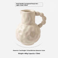 Vase Pearl Handle Ceramic Milk Pot Living Room Decorations
