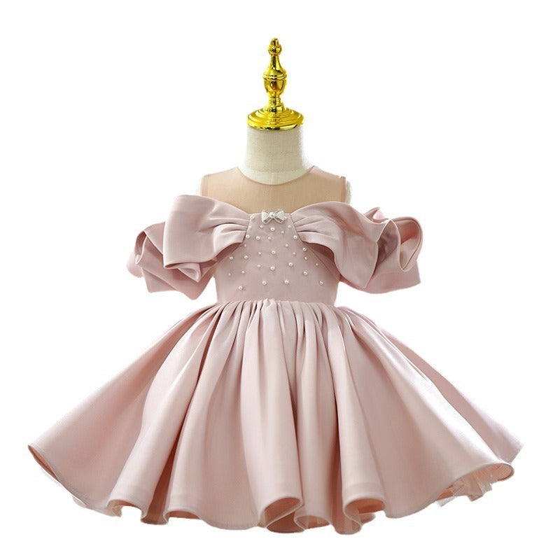 Creative Fashion Girls Off-shoulder Umbrella Princess Dress