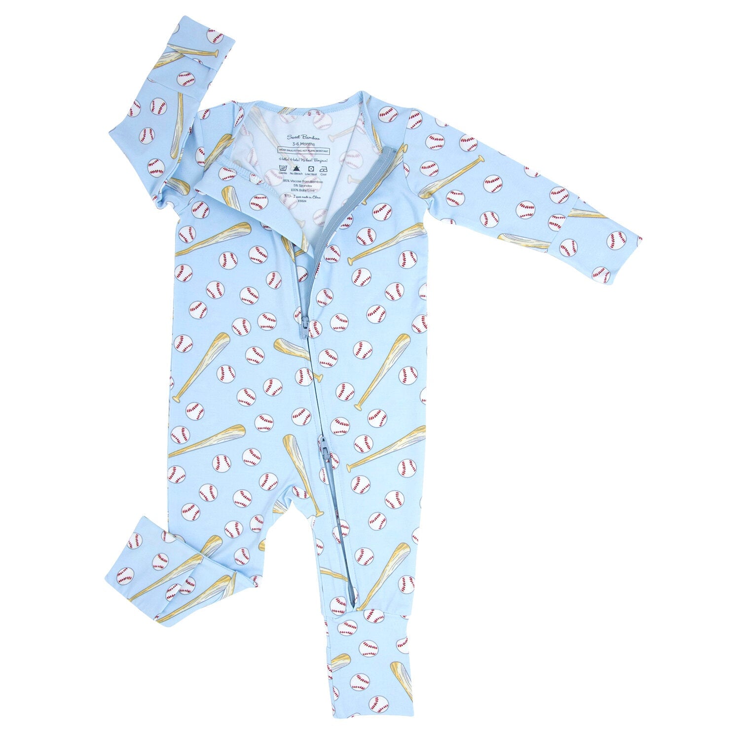 Classic Baseball Convertible Romper