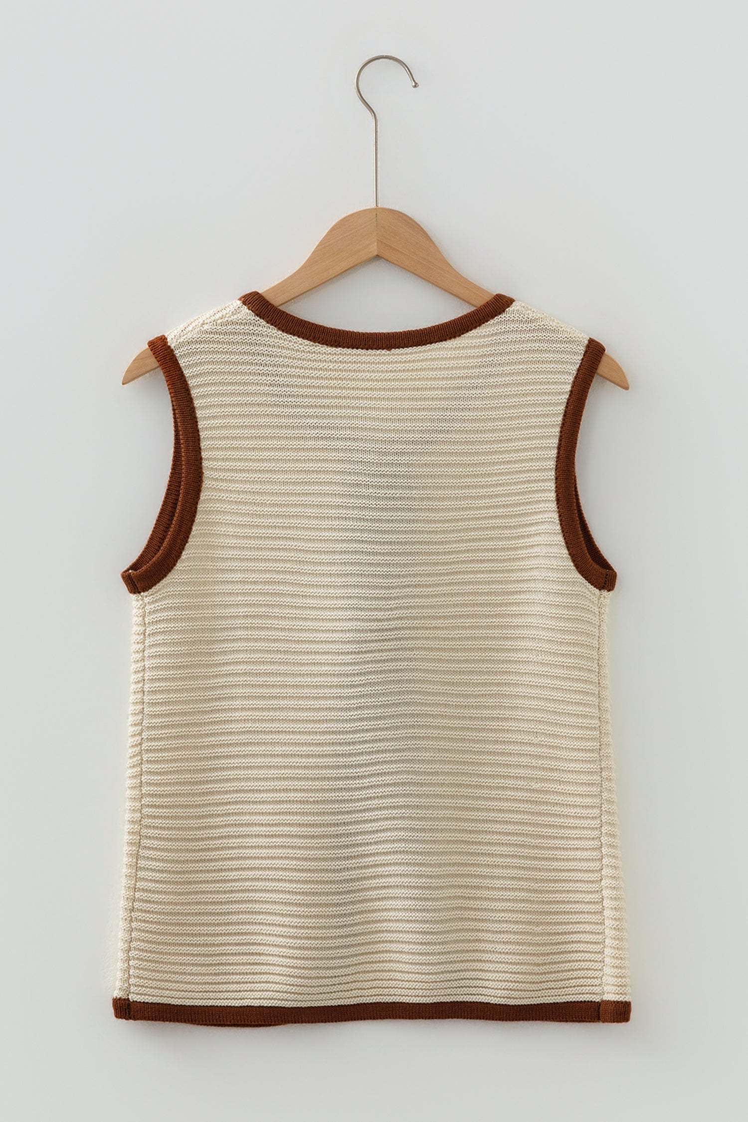 Aaliyah Trim Ties Front Sweater
