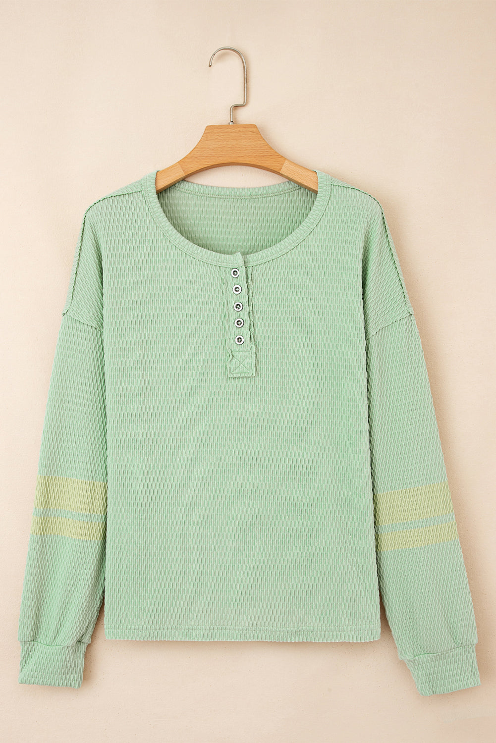 Elise Sleeve Henley top Long Sleeve Top